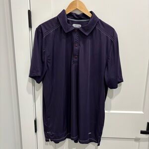 Ontour Men’s Performance Polo in Dark Purple